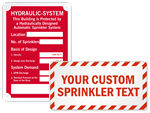 Custom Sprinkler Signs