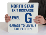 Stair Evacuation Signs