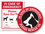 In Case of Emergency Stickers