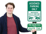 Supplemental Parking Space Signs