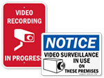 Surveillance Warning Signs