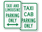Taxi Parking Signs