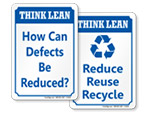 Think Lean Signs