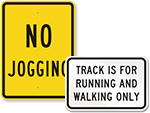 School Track Signs