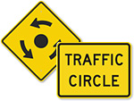 Roundabout Traffic Signs