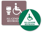 Transgender Restroom Signs