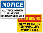Truck Drivers Signs