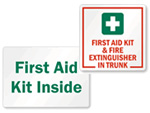 First Aid Signs for Trucks