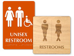 Unisex Restroom Signs