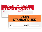 Custom User Standardized Labels