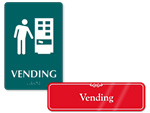 Vending Machine Signs