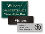 Visitor Signs