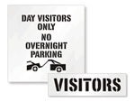 Visitor Parking Stencils