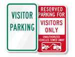 Visitor Parking Signs