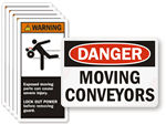 Warning Labels for Conveyors (CEMA)