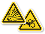ISO Warnings Stickers