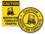 Forklift Signs For Warehouse