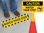 Watch Your Step Floor Signs