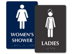 Women’s Shower Room Signs