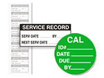 With Countless Sizes, Write-On Vinyl Calibration Labels Help Display Vital Calibration Information on Sensitive Calibrated Equipments.