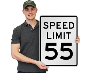 55 Mph Speed Limit Signs
