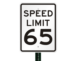 55 Mph Speed Limit Road Traffic Signs