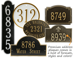 house number plaques 5x14