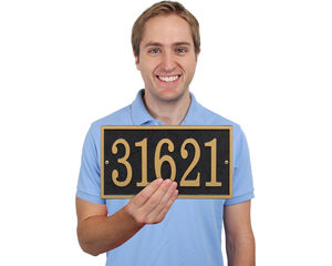 Personalized Reflective Address Plaque, Custom Costa Rica