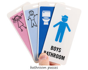 Bathroom passes