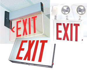 Ideal Security Battery Operated Emergency Light with Two Heads