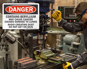 Beryllium Warning Signs