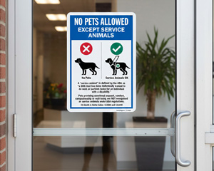 Custom Service Animal Label