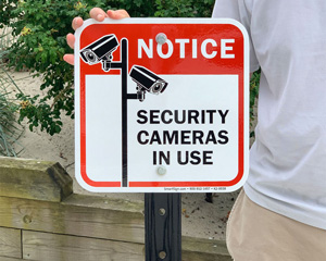 Security Cameras In Use Sign