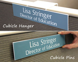 Cubicle Hanger Pins Nameplates
