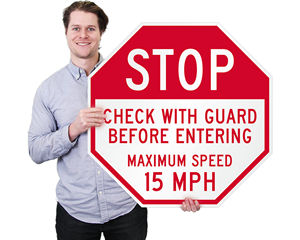 Custom STOP Pedestrian Signs