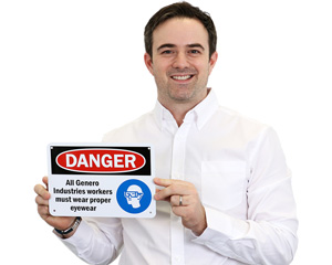 Danger Ppe Sign