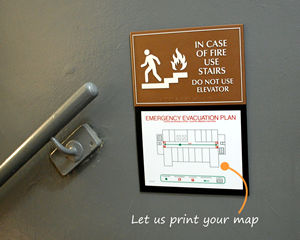Evacuation map
