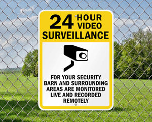 Farm Surveillance Signs