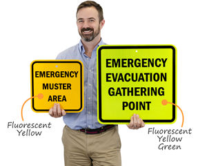 Emergency Evacuation Gathering Point Signs