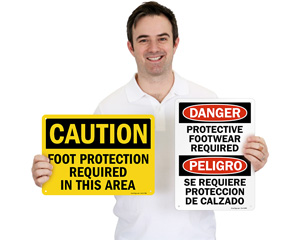 Foot Protection Signage