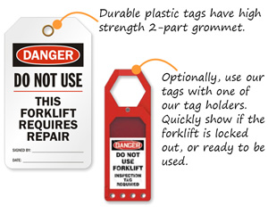 Forklift Ok To Use Tag