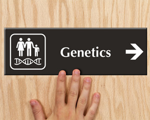 Genetics Door Sign