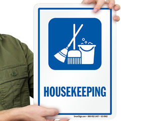 Housekeeping Door Signs