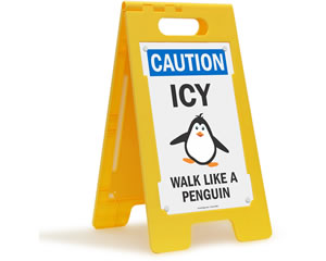 Walk Like a Penguin Sign