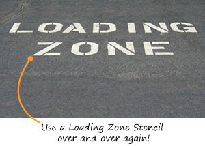 Loading Zone Stencils