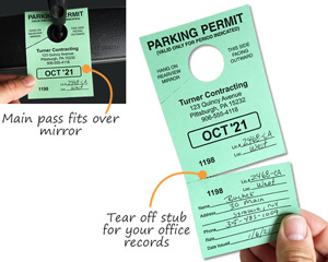 Tear off stub for your office records