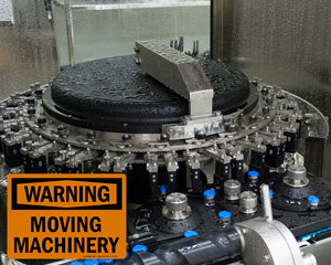 Warning Ansi Door Sign