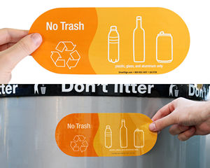 No trash labels