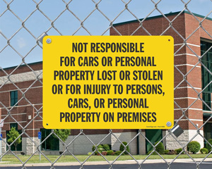 Anti Theft Signs