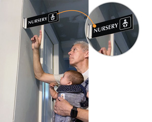 Nursery sign for door